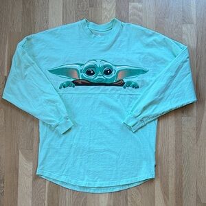 Disney Parks Star Wars The Mandalorian The Child Baby Yoda Spirit Jersey XS